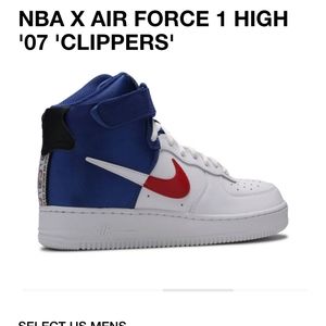 Nike air force 1 high '07 red/white/blue